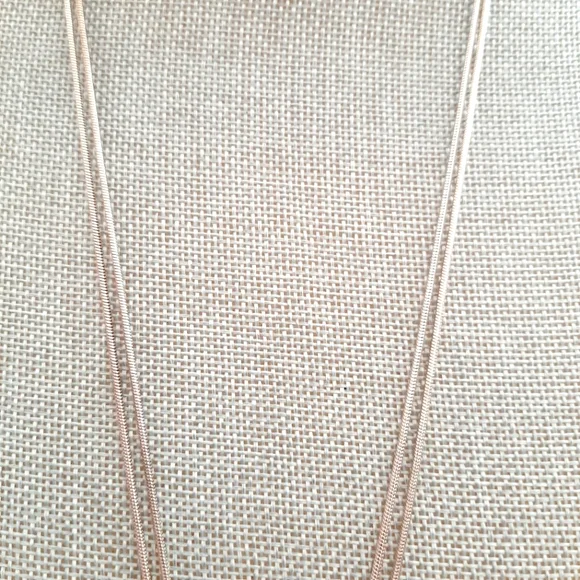 Silver Long Necklace - Picture 2 of 5